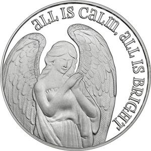 Compare silver prices of 2019 1 oz Angel Christmas Silver Round